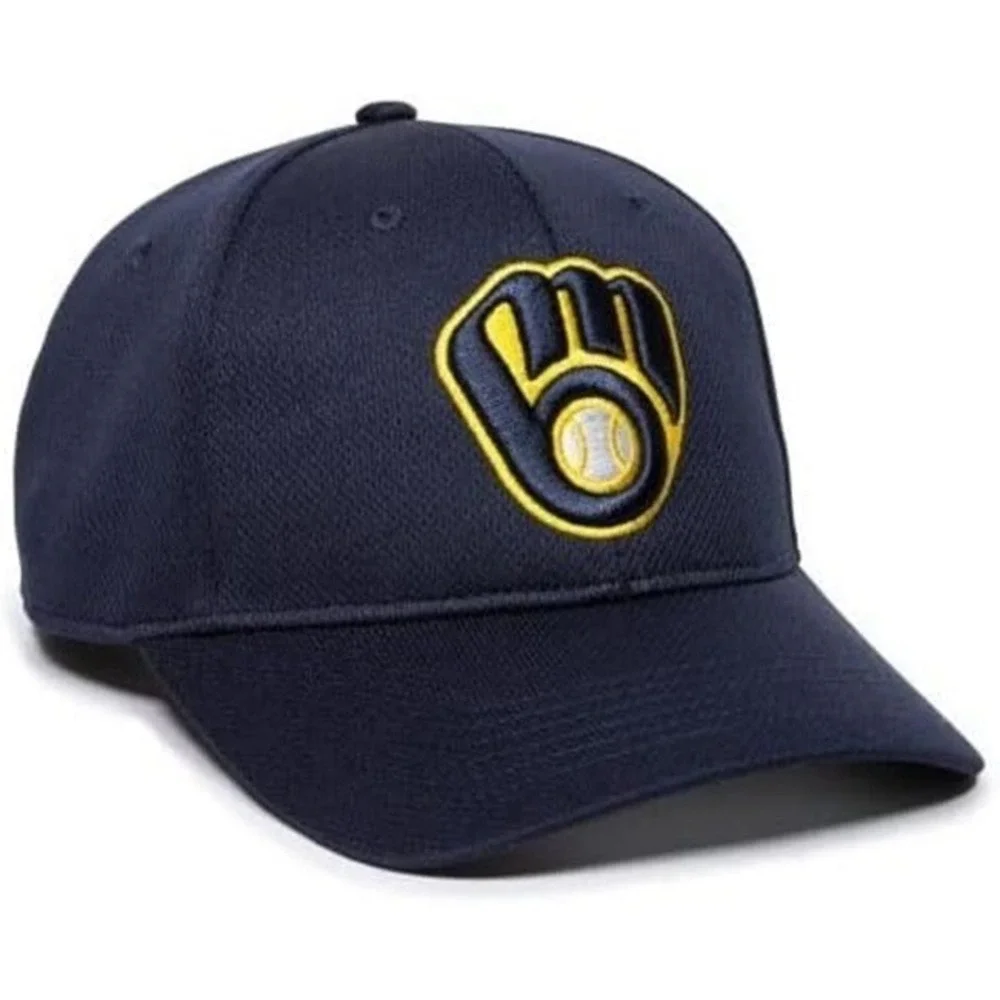 MLB Milwaukee Brewers Baseball Cap Hat - Youth‎ Adjustable Team Navy